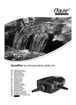 Oase AquaMax Eco Premium 6000 12 V Operating Instructions Manual preview