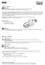 Preview for 19 page of Oase Aquarius Eco Expert 7300 Operating Instructions Manual