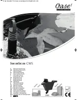 Oase SwimSkim CWS Operating Instructions Manual preview