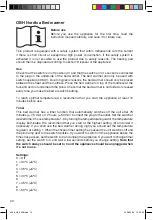 Preview for 20 page of OBH Nordica 4538 Instruction Manual