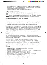 Preview for 21 page of OBH Nordica 5163 Manual