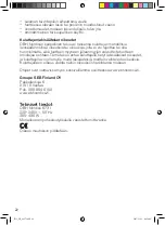 Preview for 22 page of OBH Nordica 6731 Instruction Manual