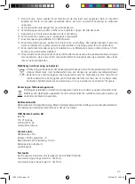 Preview for 25 page of OBH Nordica 7952 Instruction Manual