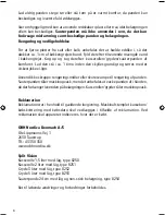 Preview for 6 page of OBH Nordica 8250 Manual