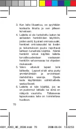 Preview for 70 page of OBH Nordica Digital Pedometer De Luxe Instructions Of Use