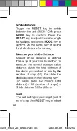 Preview for 84 page of OBH Nordica Digital Pedometer De Luxe Instructions Of Use