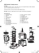 Preview for 3 page of OBH Nordica first kitchen 6795 Instruction Manual