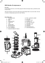 Preview for 18 page of OBH Nordica first kitchen 6795 Instruction Manual