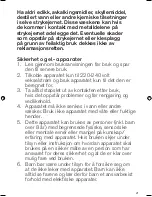 Preview for 21 page of OBH Nordica Go-Kart 2109 User Manual