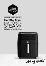 OBH Nordica Healthy Fryer EASY FRY & GRILL STEAM+ Instructions For Use Manual preview