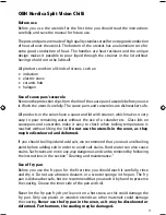 Preview for 11 page of OBH Nordica Split Vision Chilli Manual