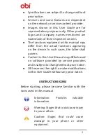 Preview for 4 page of OBI S450 User Manual