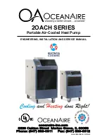 Ocean Aire 2OACH SERIES Engineering, Installation And Service Manual preview