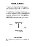 Preview for 3 page of Ocean Aire CAC series Engineering, Installation And Service Manual