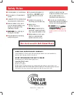 Preview for 8 page of Ocean Blue 400950 Assembly And Installation Manual