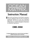 Preview for 1 page of Ocean Matrix OMX-9068 Instruction Manual