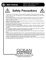 Preview for 4 page of Ocean Matrix OMX-PSW422 Instruction Manual