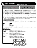 Preview for 2 page of Ocean Matrix OMX-PSWFWC Instruction Manual