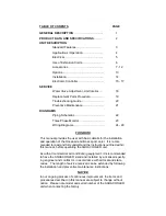 Preview for 2 page of OCEANAIRE OWC series Engineering, Installation And Service Manual