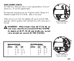 Preview for 65 page of Oceanic GEO 2 Operating Manual