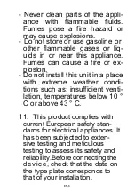 Preview for 44 page of Oceanic MRF-209 Instruction Booklet