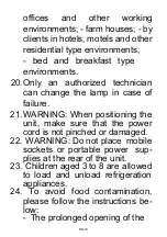 Preview for 48 page of Oceanic MRF-209 Instruction Booklet