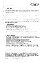 Preview for 3 page of Oceanic OC-105 S Assembly And Operating Manual