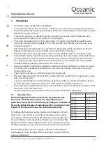 Preview for 10 page of Oceanic OC-105 S Assembly And Operating Manual