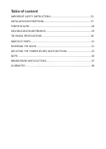 Preview for 24 page of Oceanic OCEARTT90W2 Instruction Booklet