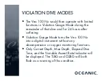 Preview for 132 page of Oceanic VEO 100 Nx Manual