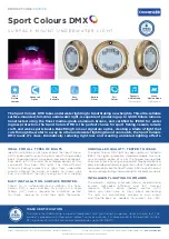 Oceanled Sport Colours DMX 012117CD Product Manual preview