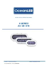 Oceanled X Series Installation & Operation Manual preview