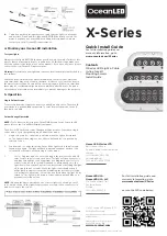 Oceanled X Series Quick Install Manual preview