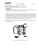 Preview for 13 page of OCEM LIGS01 Instruction Manual For Use, Installation And Maintenance