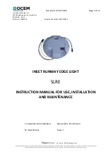 OCEM SLRE Series Instruction Manual preview