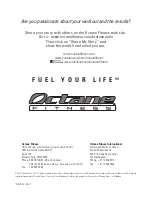 Preview for 48 page of Octane Fitness Pro 370 Operation Manual