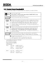 Preview for 27 page of ODA EX Series Brochure & Operating Manual