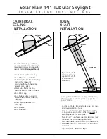 Preview for 7 page of ODL Solar Flair Series Installation Instructions Manual