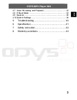 Preview for 3 page of Odys X60 Quick Start Manual