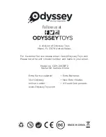 Preview for 8 page of Odyssey Stellar NX Instruction & Reference Manual