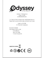 Preview for 8 page of Odyssey XV-7 Microlite II Instruction Manual