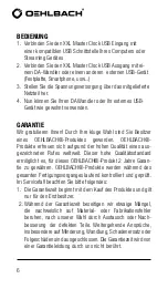 Preview for 6 page of Oehlbach XXL MasterClock User'S Manual & Warranty Information