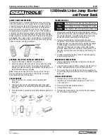 Preview for 5 page of OEM Tools 24475 Operating Instructions Manual