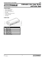 Preview for 6 page of OEM Tools 24475 Operating Instructions Manual