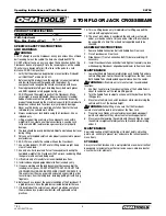 Preview for 3 page of OEM Tools 24794 Operating Instructions And Parts Manual