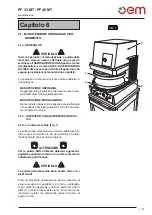 Preview for 27 page of OEM PF 33 MT Operating And Service Manual