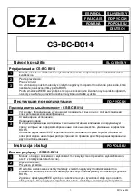 Preview for 3 page of OEZ CS-BC-B014 Instructions For Use