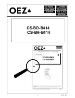 Preview for 3 page of OEZ CS-BD-B414 Instructions For Use Manual