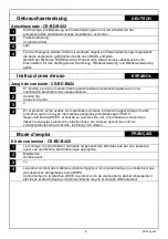 Preview for 5 page of OEZ CS-BD-B422 Instructions For Use Manual