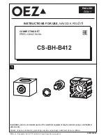 OEZ CS-BH-B412 Instructions For Use Manual preview